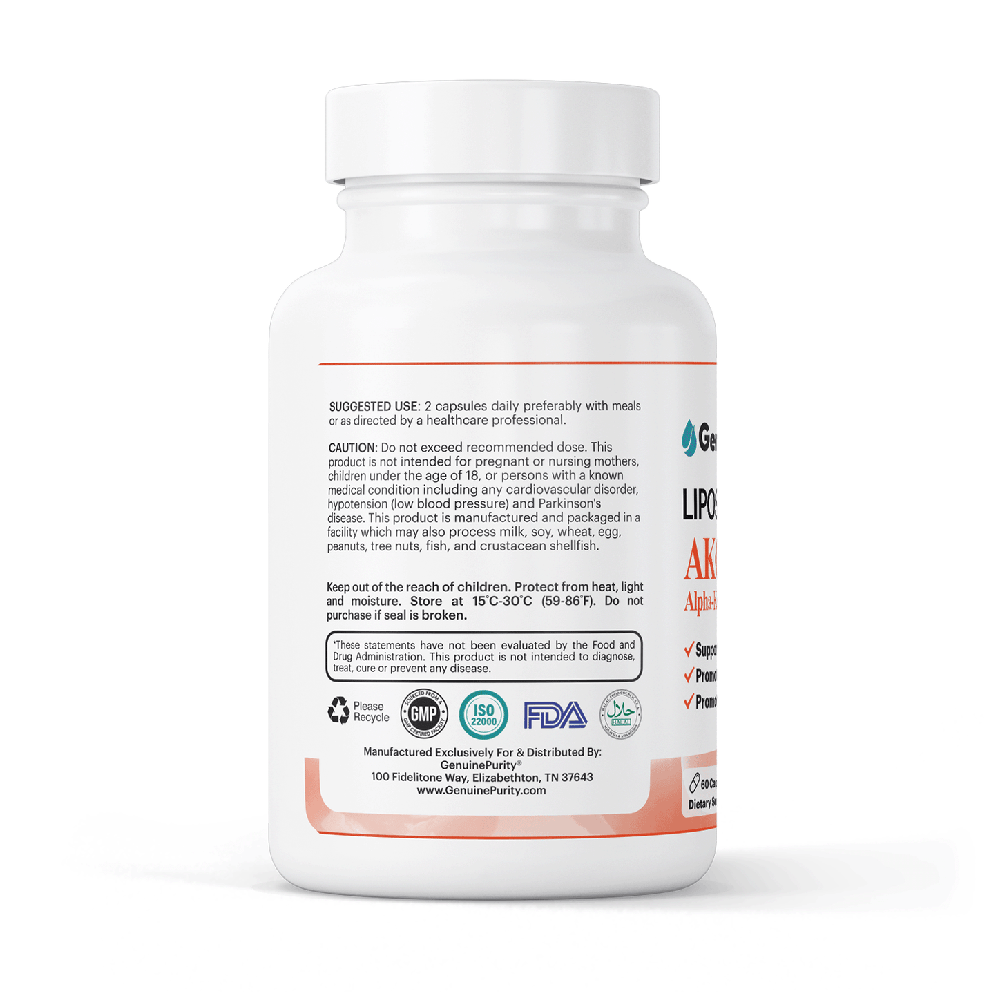 Liposomal AKG