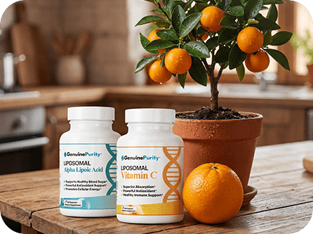 Synergy With Vitamin C - GenuinePurity Liposomal Alpha Lipoic Acid