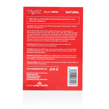 VigRX® Delay Wipes
