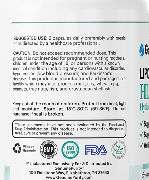 GenuinePurity Liposomal ALA - Suggested Use