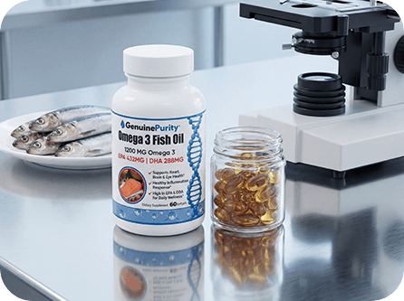 GenuinePurity Omega 3 Fish Oil