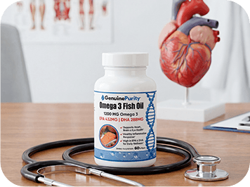 GenuinePurity Omega 3 Fish Oil