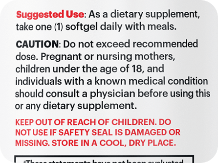 GenuinePurity Omega 3 Fish Oil