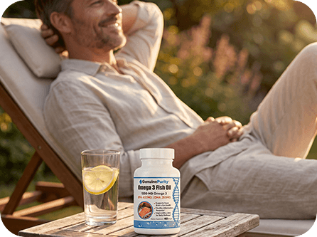 GenuinePurity Omega 3 Fish Oil