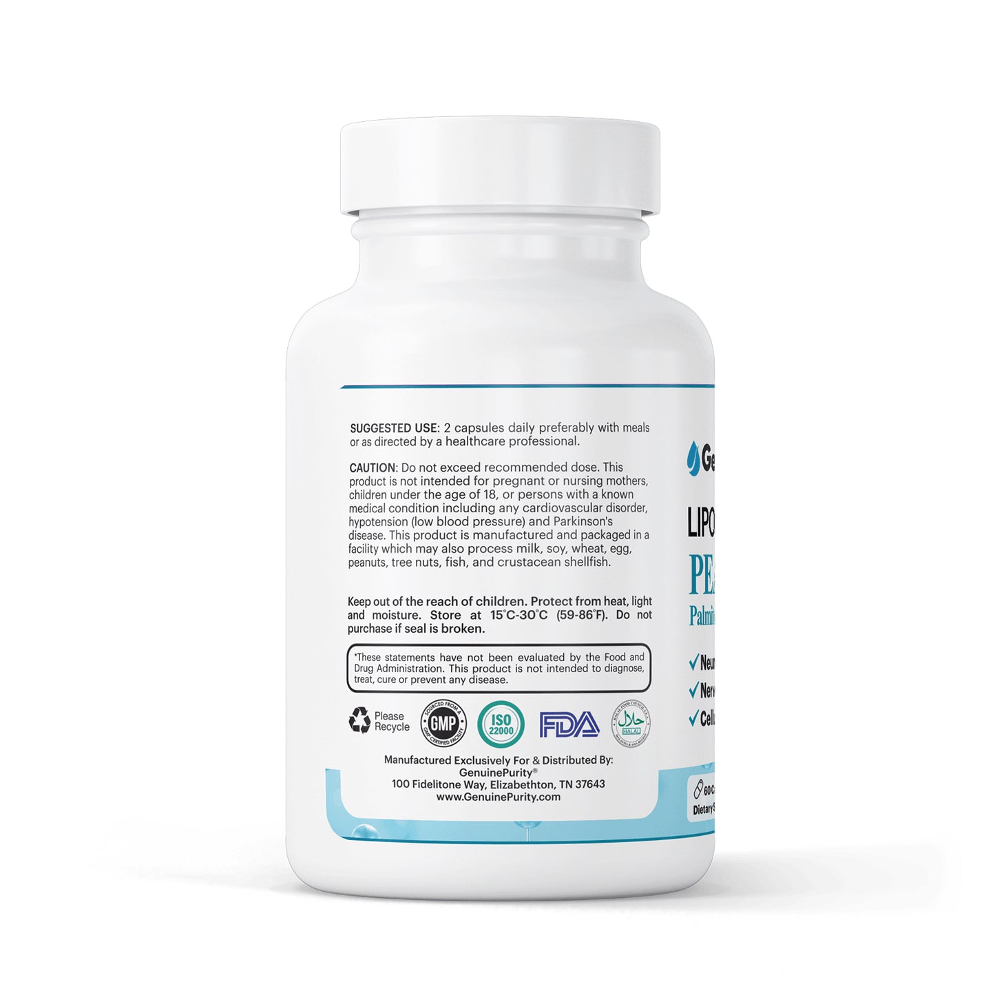 Liposomal PEA